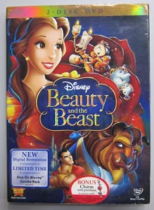 Disney Beauty and the Beast New Sealed 2 Disc DVD Set 2010 w/ Slipcover - Picture 1 of 4