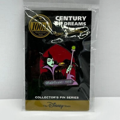 Prendedor Disney Store Japón Walt siglo 100 #88 La Bella Durmiente 1959 Maléfica Foto 1 de 3