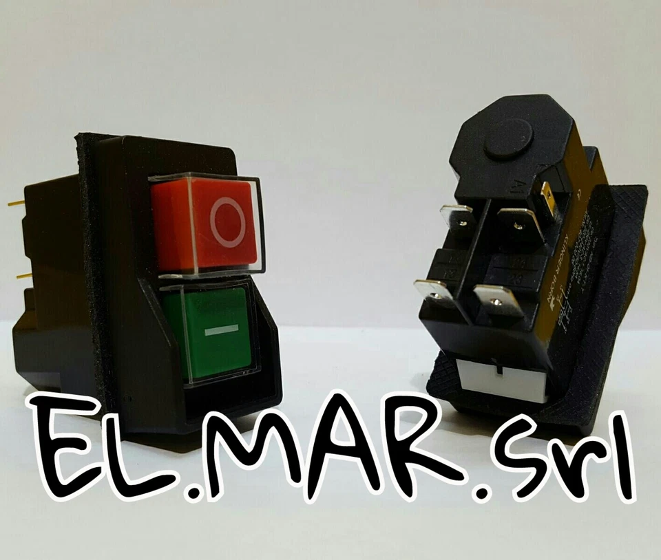 - SENZA MARCA//GENERICO - Interruttore KEDU KJD17 + Contatto AUX Bipolare di Comando e Sicurezza 15 A