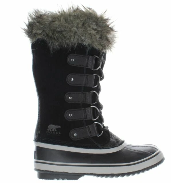 Sorel Joan of Arctic Women's Leather Winter Boots - Black, US 8