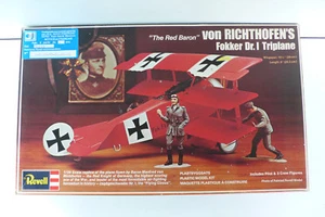 KIT REVELL 1/28è FOKKER TRIPLANE "VON RICHTHOFEN'S" TRÈS BON ÉTAT ANNÉES 70 - Imagen 1 de 6