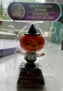 Solar Dancing Pumpkin Halloween Decor Solar Mover - Picture 1 of 3