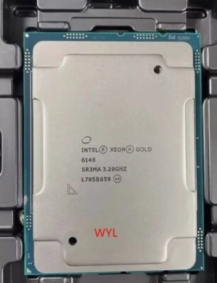 Intel Xeon Gold 6146 SR3MA 12-Core 3.20GHz 24.75MB L3 Cache CPU Processor - Image 1 of 2