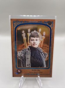 2023 Historic Autographs Civil War Nellie Bly Blue Card 12 7/10