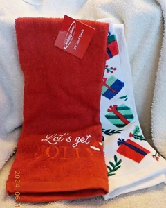 Set di 2 asciugamani per le vacanze di Natale di Holiday Home - Foto 1 di 5