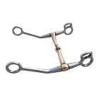Reliable Full Cheek Snaffle Bit With Copper Mouth For Effective Horse Riding