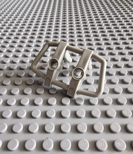 Lego parachoques radiador parrilla 6x4x3 parachoques protección antichoque antiguo gris claro 30632 P25 - Imagen 1 de 1