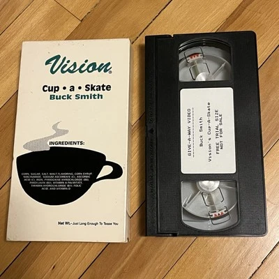 RARE Vision Cup A Skate BUCK SMITH VHS skate video skateboarding Powell Foto 1 de 4