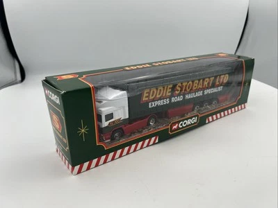 CORGI 59502 Eddie Stobart ERF Curtainside Trailer, Boxed - Image 1 of 4