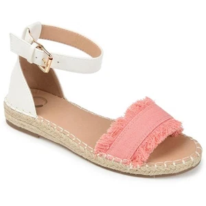 Journee Collection Womens Tristeen Pink Espadrilles 10 Medium (B,M) BHFO 4550 - Picture 1 of 3