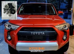 Fits 14-24 Toyota 4Runner TRD PRO Style Mesh Grille Set of SILVER LETTER'S - Picture 1 of 2