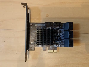 PCI-E Express to SATA 3.0 8 Port Expansion Controller Adapter Card 6G - Afbeelding 1 van 2