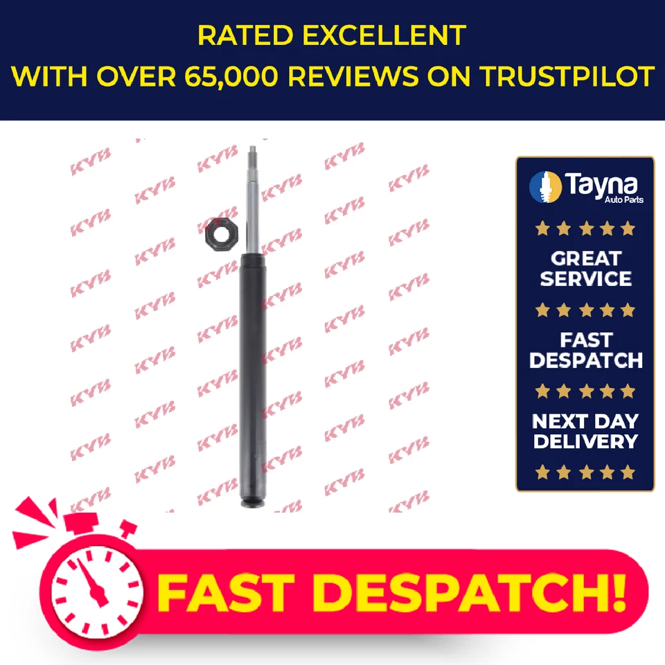 2x Shock Absorbers (Pair) fits VOLVO 240 P24, P245 2.3 Front 78 to 93 Damper KYB - Image 1 of 4