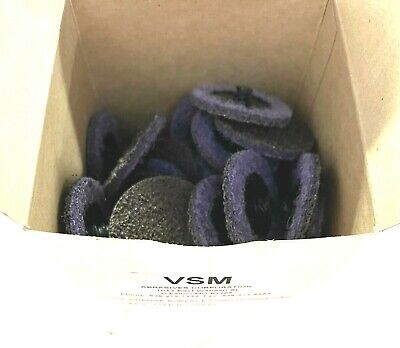VSM 2  Type R Coarse Roloc Quick Change Surface Conditioning Discs 50 Pack • 29.99$