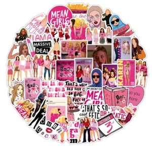 Juego de 50 calcomanías temáticas Mean Girls surtidas - Imagen 1 de 1