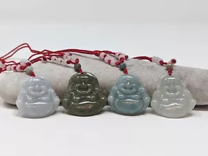 Handmade Grade A Myanmar Green Jade Buddha Pendant 缅甸翡翠A货佛公吊坠 - Picture 1 of 8