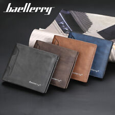 Baellerry Men Bifold Leather Credit Card Holder Pocket Money Purse Clutch Wallet