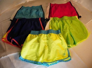 LOT Girls MEDIUM 7 8 Running Jogging Gym Summer Exercise SHORTS Elastic-Waist UA - Picture 1 of 6