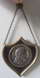 Antica miniatura - arte sacra - Cristo - da appendere - Picture 1 of 5