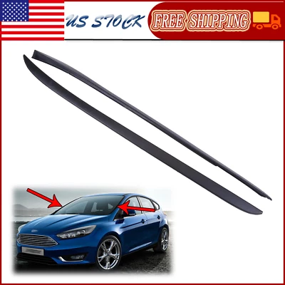 For Ford Focus 2012-2018 Driver & Passenger Side Windshield Pillar Molding Trim Foto 1 de 4