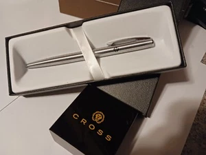 Cross Sheaffer Sagaris Chrom Kugelschreiber mit Hewlett Packard Logo NEU GESCHENK - Bild 1 von 5