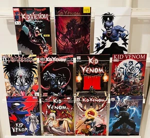 SET OF 11 KID VENOM #1-4 +  VARIANTS/ FOIL TAIGAMI MARVEL 2025 KINTARO NM /NM- - Picture 1 of 1