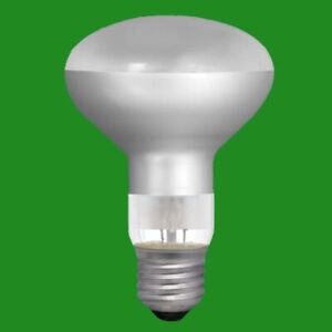 2x 100W R80 Reflector Incandescent Spot Light Bulb ES E27 Edison Screw Heat Lamp