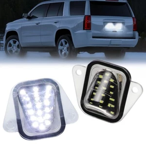 2X LED License Plate Tag Light For 2007-14 Suburban Tahoe Yukon Escalade ESV CN - Foto 1 di 14