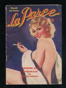 tk-Pulp pinup mag- La Paree- March 1936- 16 pages of pinups. - Imagen 1 de 2