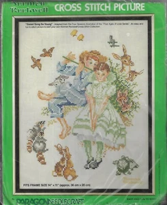Paragon NeedleCraft Kit # 0985 Norman Rockwell Sweet Song So Young Cross Stitch - Picture 1 of 2