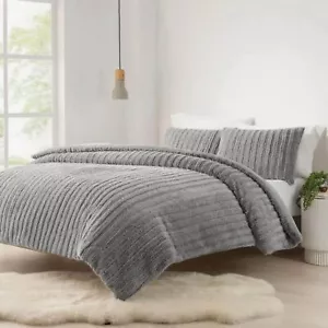 New UGG Kenzie California King Comforter Set Gray - Picture 1 of 1