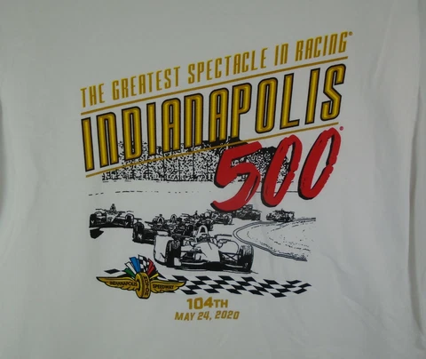 2020 Indianapolis 500 The Greatest Spectacle In Racing 104TH Running T-Shirt Cover