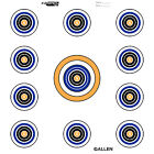 EZ Aim 11 Spot Target, White, 12-In. -15245