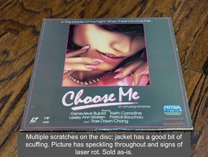 Choose Me LASERDISC 1984 Romantic Comedy Drama As-Is Read - Picture 1 of 5