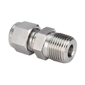FITOK 316 SS 1/2 in Tube OD x 1/2 Male NPT Compression Tube Fitting - Picture 1 of 1