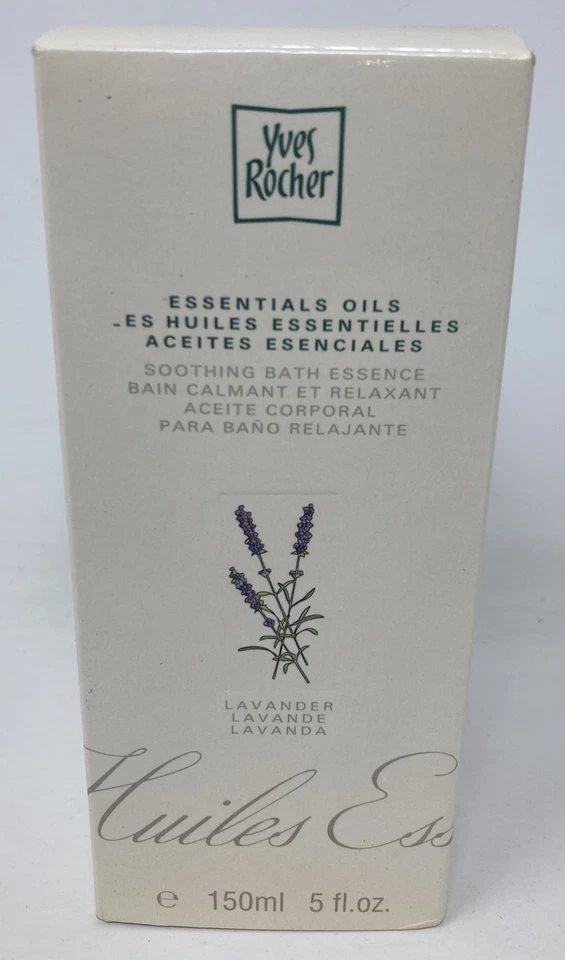 Yves Rocher Essential Oils Soothing Bath Essence Lavender 5 oz  Fragrance New - Image 1 of 4