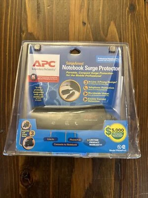 APC Notebook Laptop Power Surge Protector PNOTE PRO3 Mobile 3-Prong Portable - Image 1 of 3