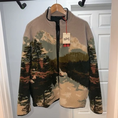 NWT Woolrich x Target Fleece Landscape Jacket Pullover Size Medium Unisex - Image 1 of 4