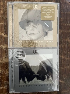 U2 2 CD LOT -SEALED  *MINT*BEST OF 1980-1990/1990-2000 Foto 1 de 4