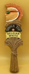 Shock Top Brewing Belgian White Beer 8” Tap Handle Collectible Man Cave Bar Deco - Picture 1 of 9