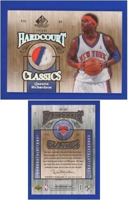Quentin Richardson 2007-08 SP Game-Used Hardcourt Classics 3-Color PATCH 24/50 - Image 1 of 3