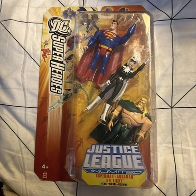 Liga de la Justicia 2005 * DC. SUPER HÉROES. SUPERMAN, AQUAMAN, DR. LIGHT. Foto 1 de 4