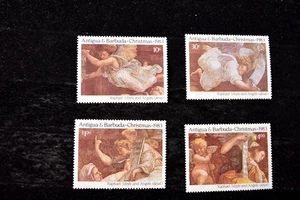 ANTIGUA + BARBUDA XMAS 1983 S 731-734 MNH - Picture 1 of 3