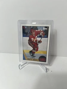 Brett Hull 1986-87 Flames Card - Bild 1 von 2