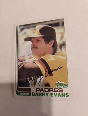 BARRY EVANS 1982 TOPPS #541 FREE SHIPPING - Image 1 of 2