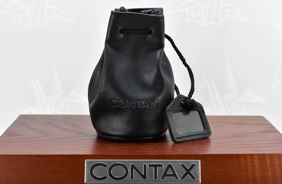 🌸[COMO NUEVO] Contax GCL-1 Estuche de lente de cuero genuino original de JAPÓN Foto 1 de 4