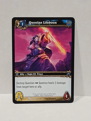 Quenlan Lifeboon WoW TCG Fields Of Honor Regular - Image 1 of 2