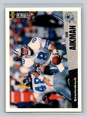 1996 Collector's Choice #295 Troy Aikman Dallas Cowboys Football Card - Image 1 of 2