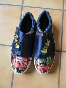 Plateauschuh Damenschuh Pailletten Biene - Schuh Blumen Motiv 36 Bruno Banani - Bild 1 von 10