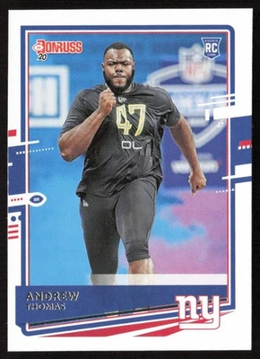 2020 Donruss Andrew Thomas #253 Rookie New York Giants - Image 1 of 2